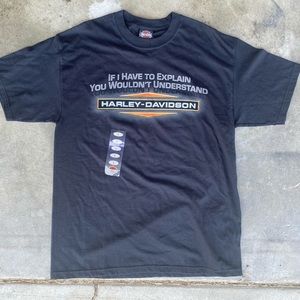 Harley Davidson Daimond Explain Short Sleeve Shirt